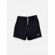 Under Armour Μαύρη Αθλητική Βερμούδα με All-Over Logo Print